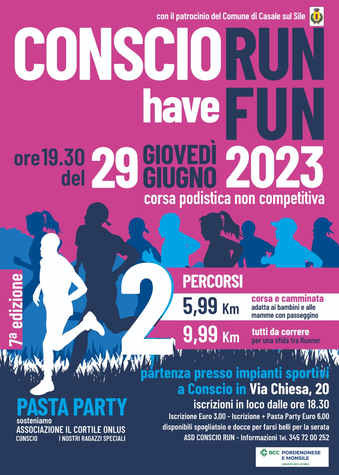 Conscio RUN 2023 - have FUN - corsa podistica non competitiva
